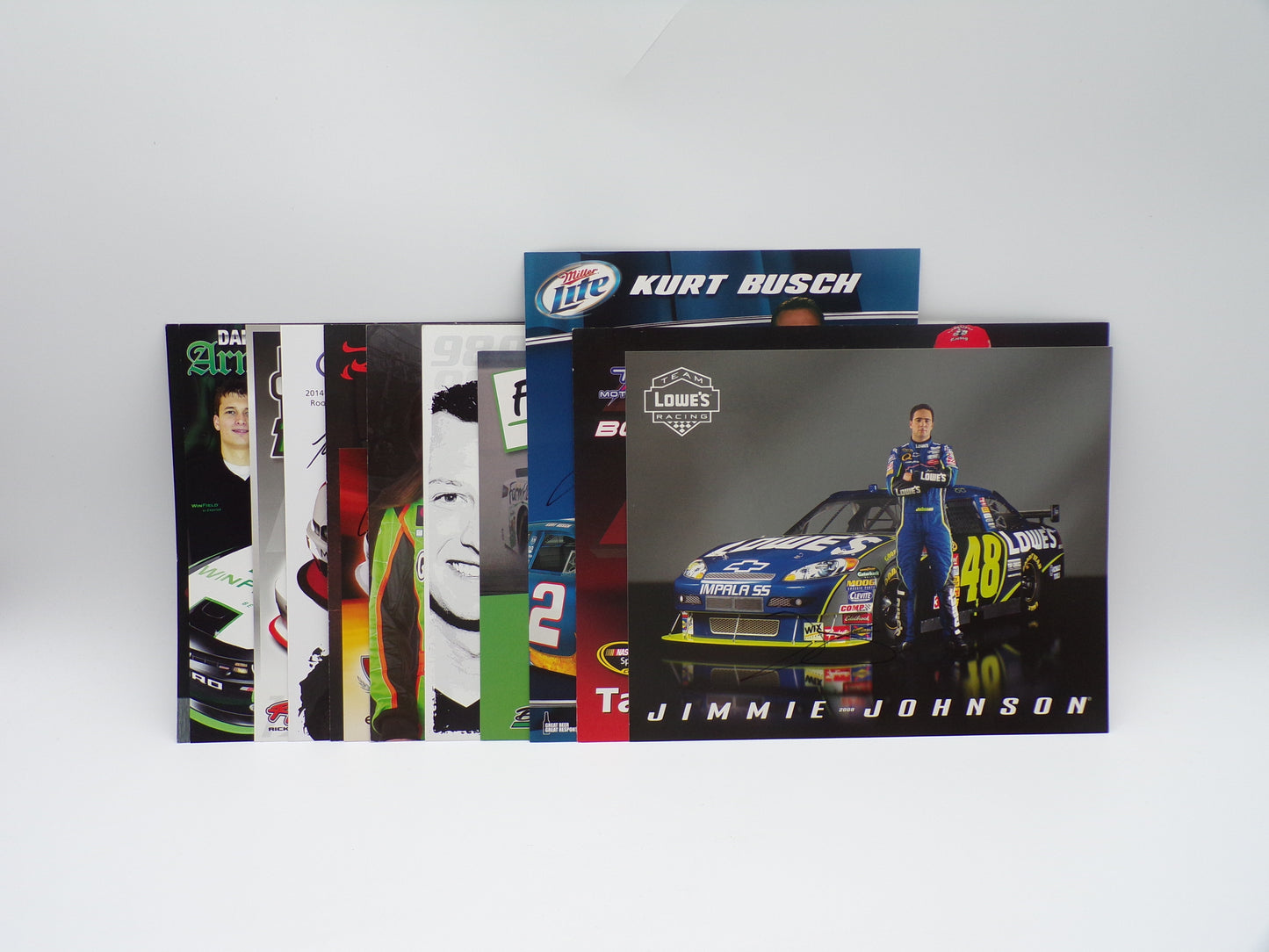Item F212 - Autographed Nascar Hero Cards Lot of 12