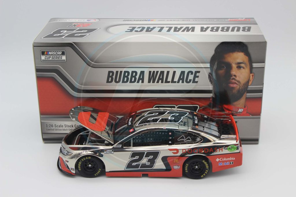 Item CL25-026 - Bubba Wallace 2021 Door Dash White 1:24 Color Chrome
