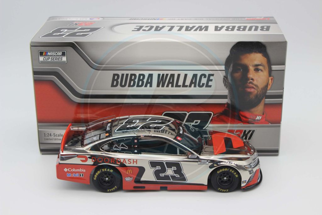 Item CL25-026 - Bubba Wallace 2021 Door Dash White 1:24 Color Chrome