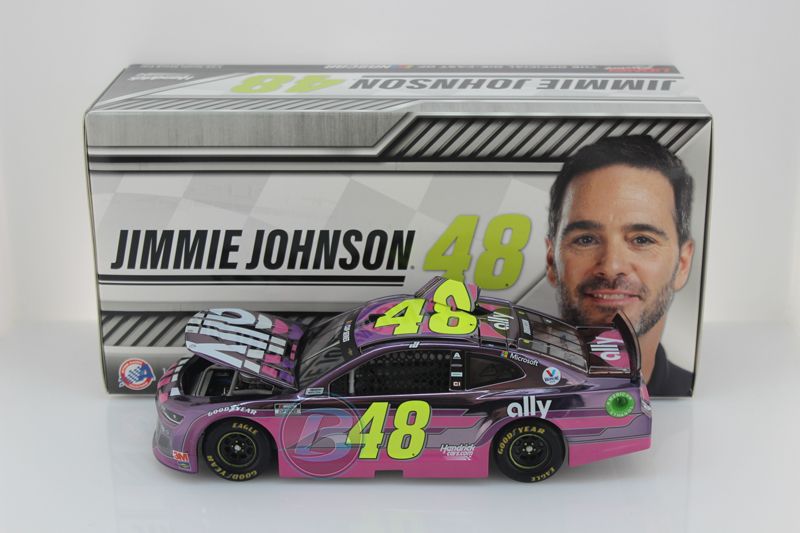 Item CL25-059 - Jimmie Johnson 2020 Ally / Danny "The Count" Koker 1:24 Color Chrome Nascar Diecast