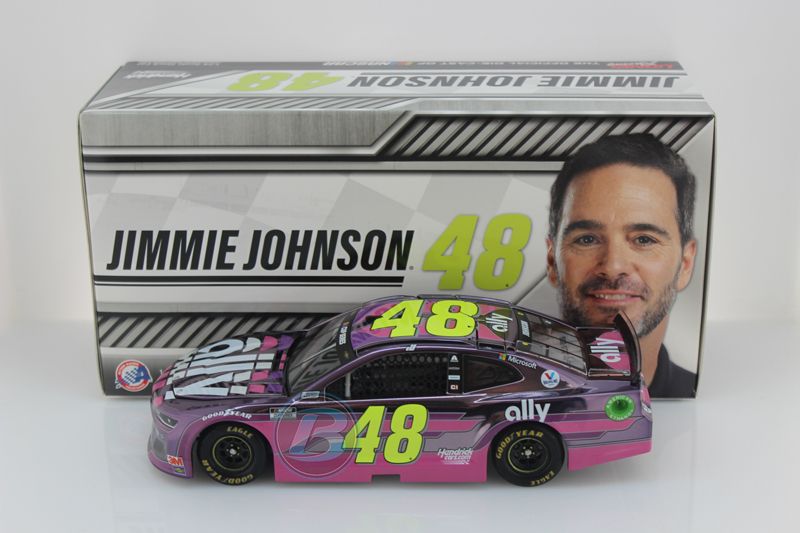 Item CL25-059 - Jimmie Johnson 2020 Ally / Danny "The Count" Koker 1:24 Color Chrome Nascar Diecast