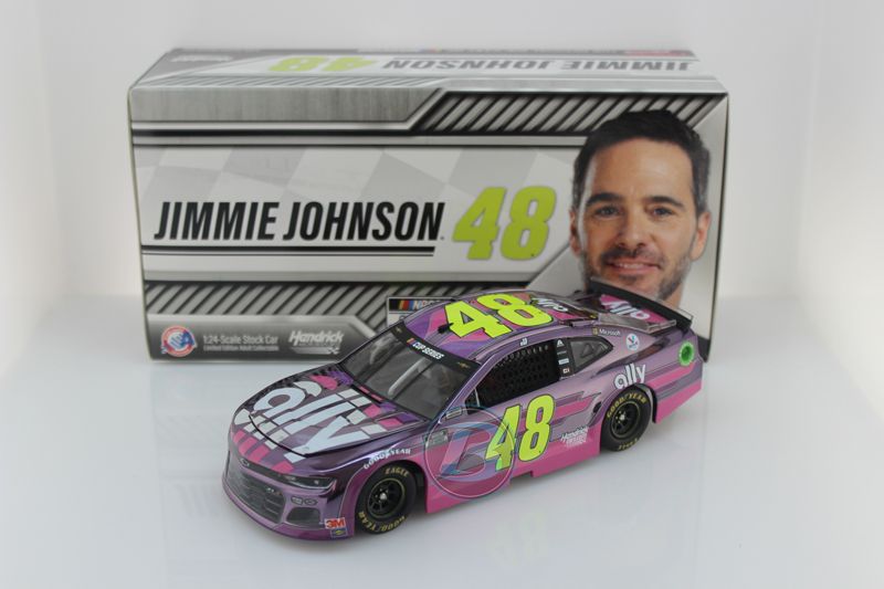 Item CL25-059 - Jimmie Johnson 2020 Ally / Danny "The Count" Koker 1:24 Color Chrome Nascar Diecast