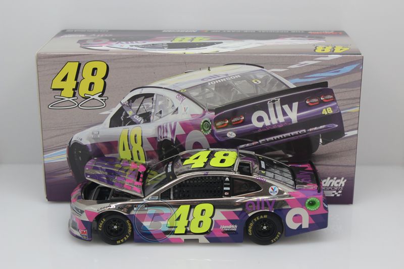 Item CL25-066 - Jimmie Johnson 2020 Ally Finale 1:24 Color Chrome Nascar Diecast