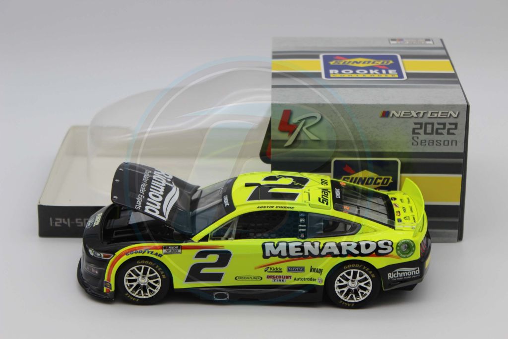 Item CL25-090 - Austin Cindric 2022 Menards / Richmond 1:24 Nascar Diecast