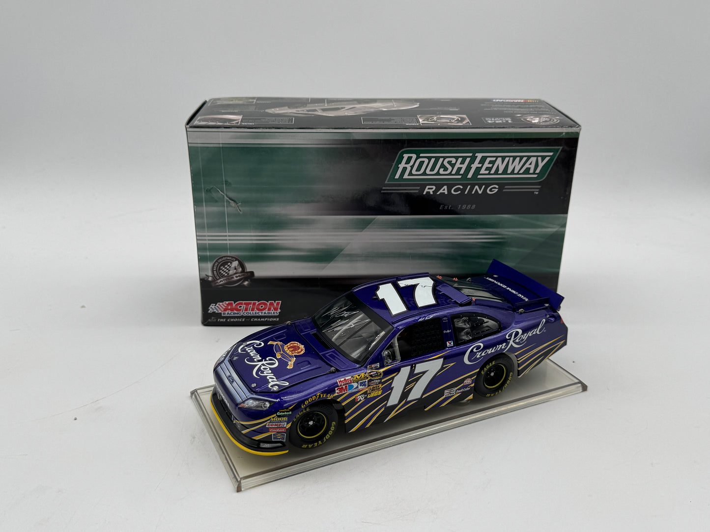 Item F862 - Matt Kenseth #17 Crown Royal 2011 Fusion **Autographed**