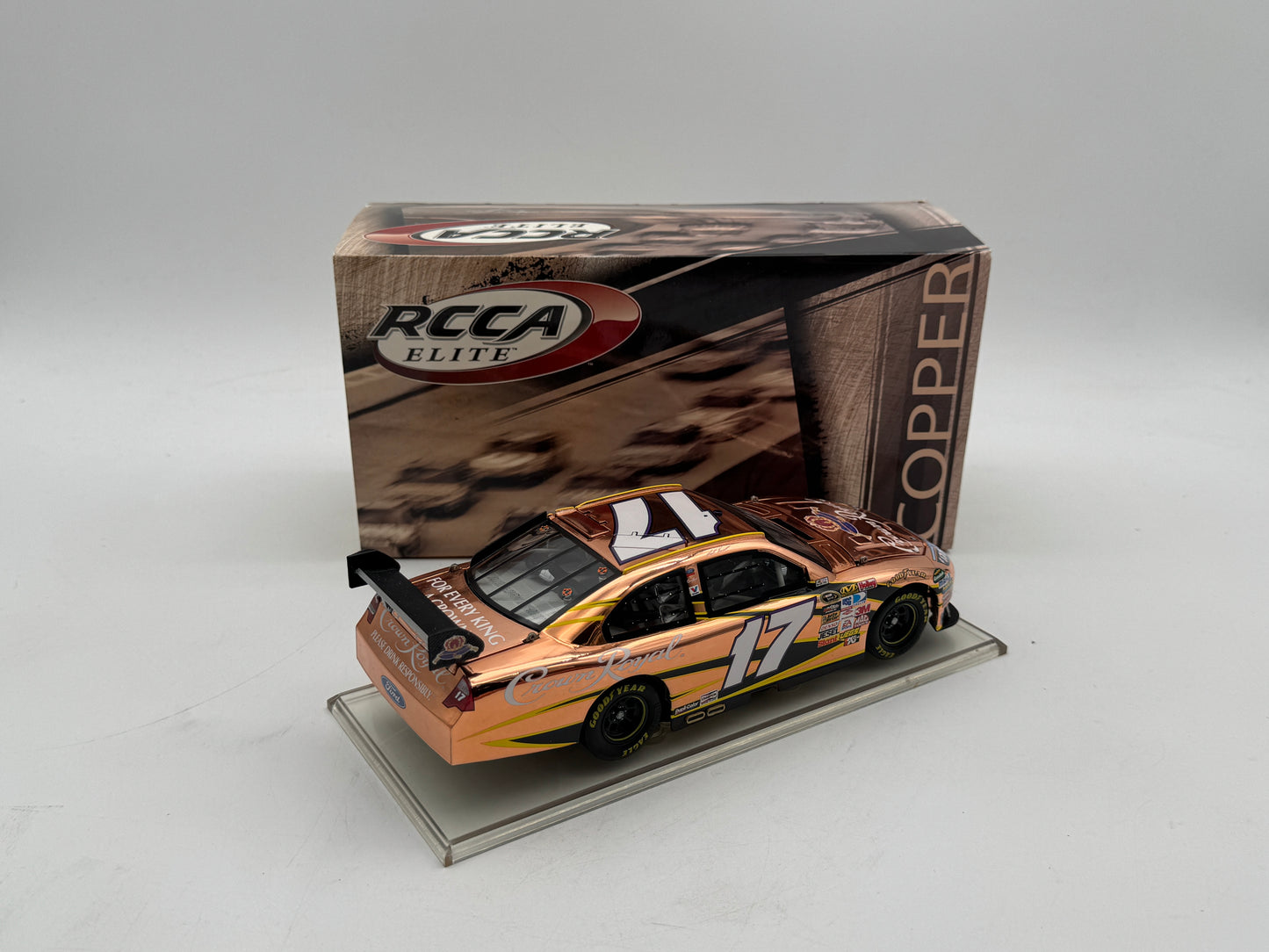 Item F904 - Matt Kenseth #17 Crown Royal 2010 Fusion Copper Elite **Autographed**