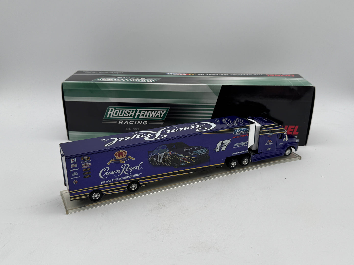 Item G001 - Matt Kenseth #17 Crown Royal 2001 Hauler **Autographed**