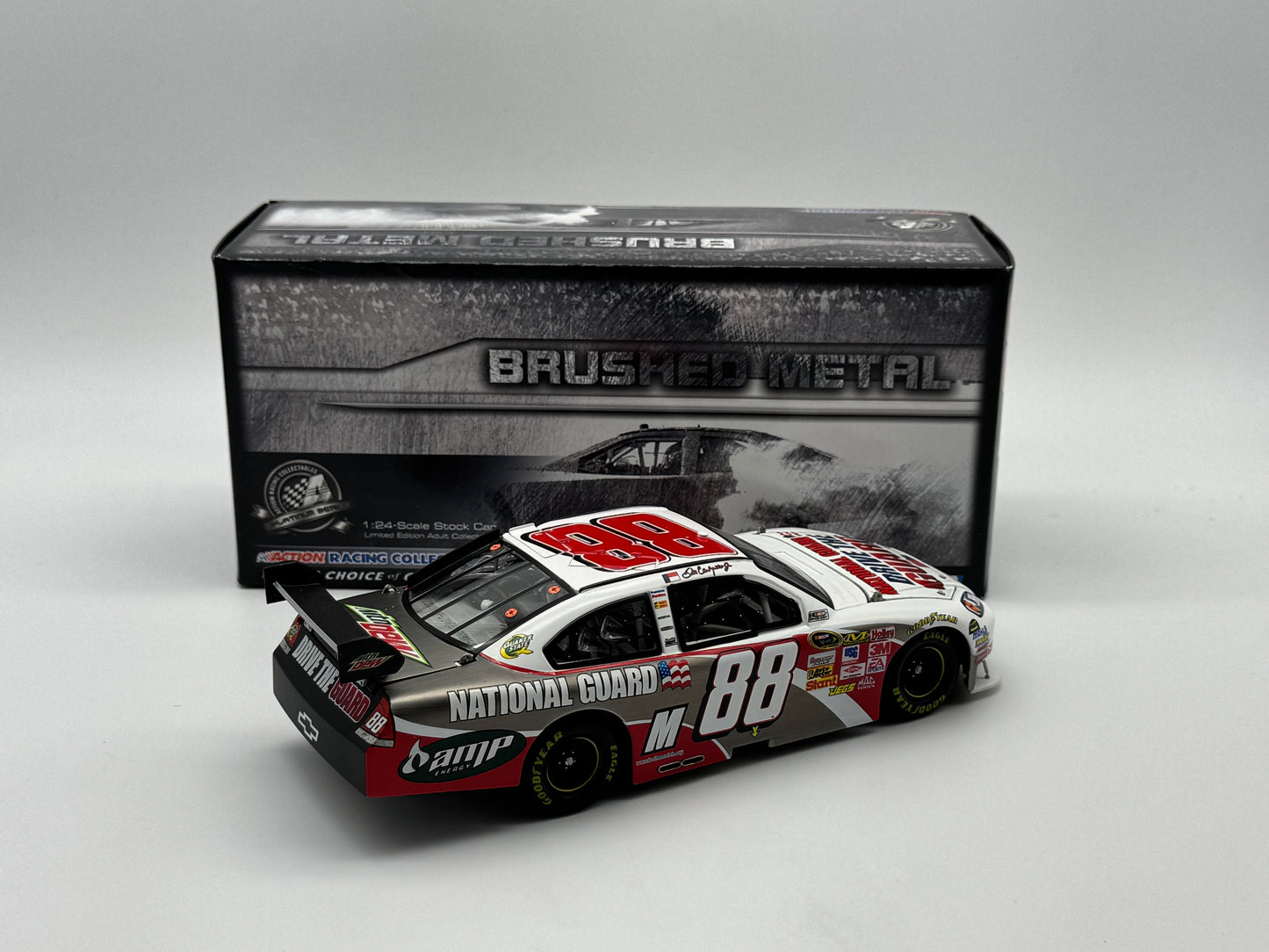 Item G161 - Dale Earnhardt Jr. #88 National Guard/Drive the Guard 2009 Impala SS Brushed Metal