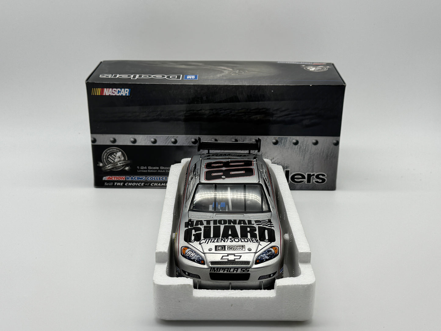 Item G162 - Dale Earnhardt Jr. #88 National Guard/3 Doors Down Citizen Soldier 2008 Impala SS Brushed Metal