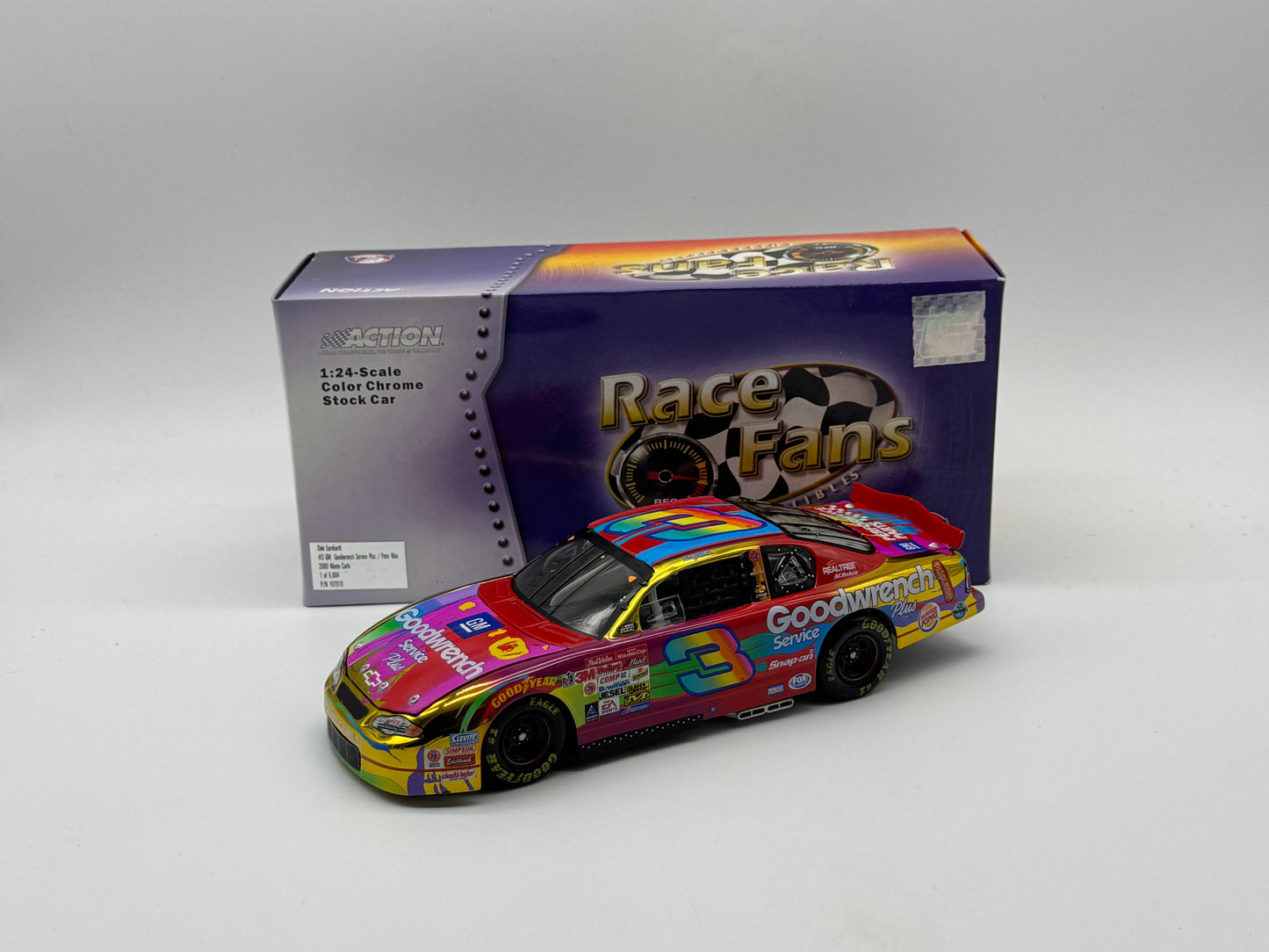 Item G203 - Dale Earnhardt #3 GM Goodwrench Service Plus/Peter Max 2000 Monte Carlo Color Chrome