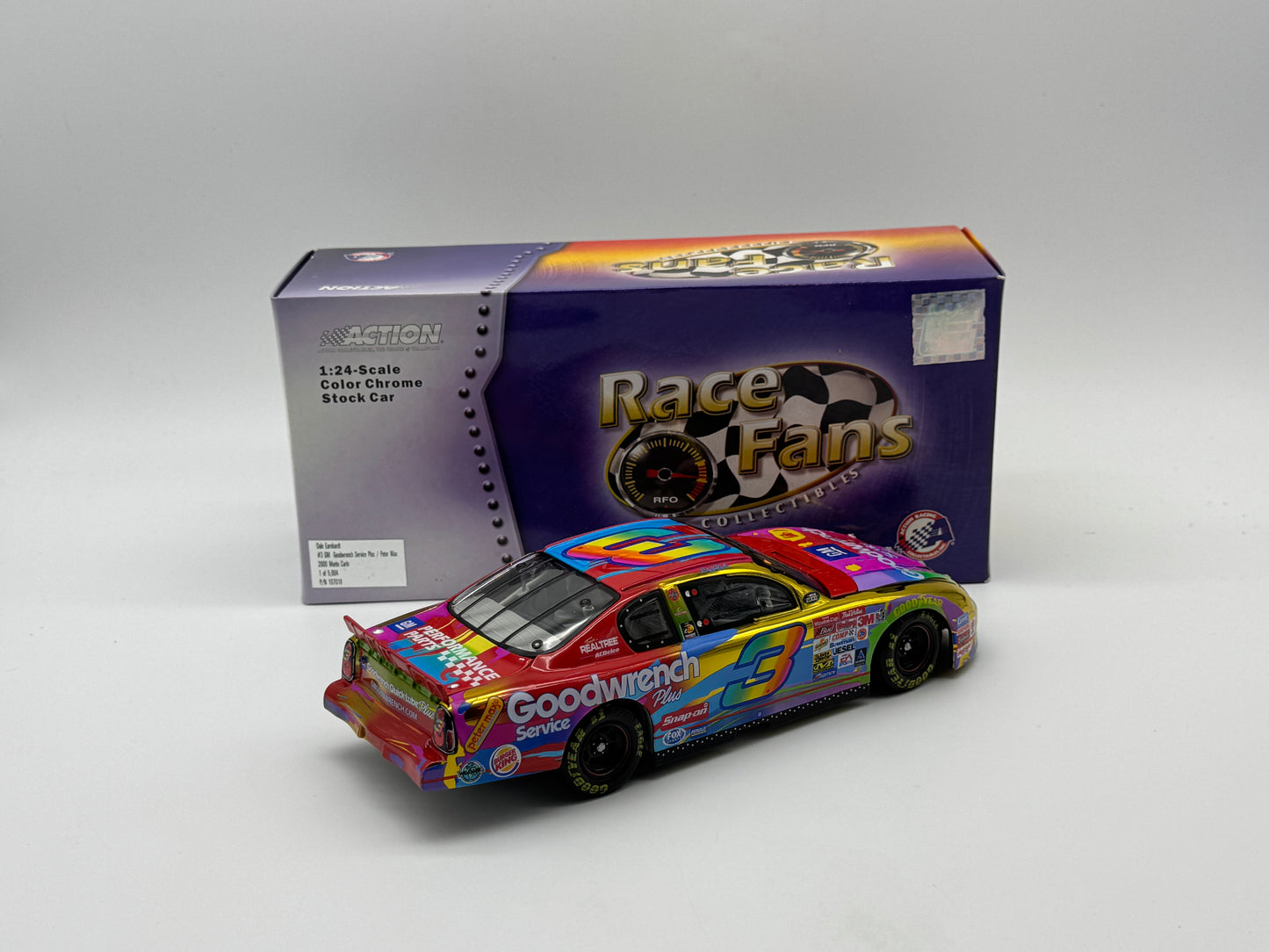 Item G203 - Dale Earnhardt #3 GM Goodwrench Service Plus/Peter Max 2000 Monte Carlo Color Chrome