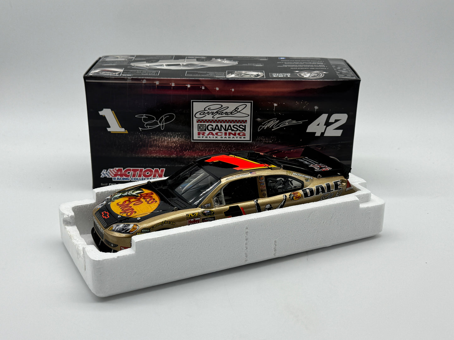 Item G354 - Jamie McMurray #1 Bass Pro Dale Earnhardt HOF Tribute 2010 Impala