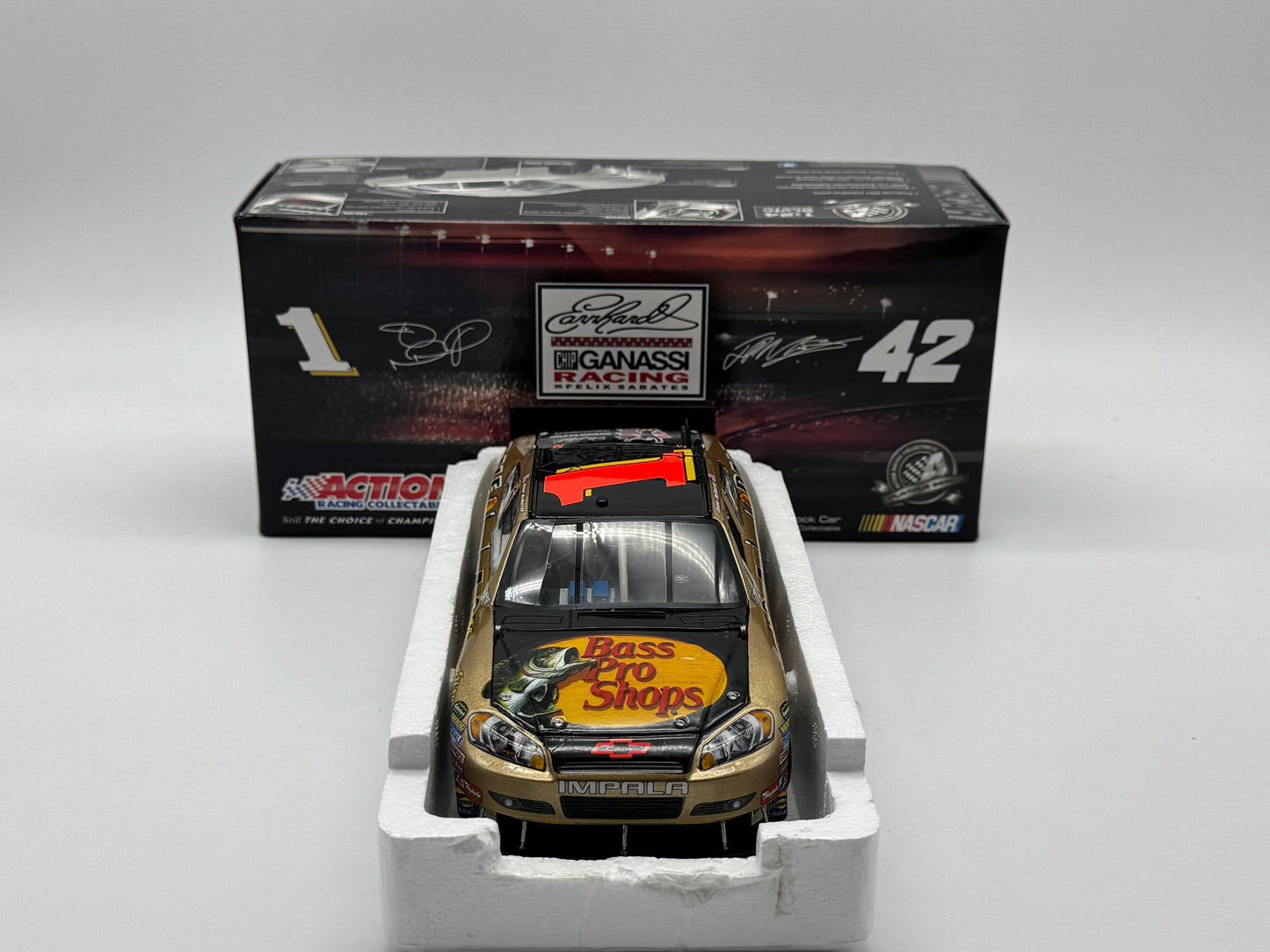 Item G354 - Jamie McMurray #1 Bass Pro Dale Earnhardt HOF Tribute 2010 Impala