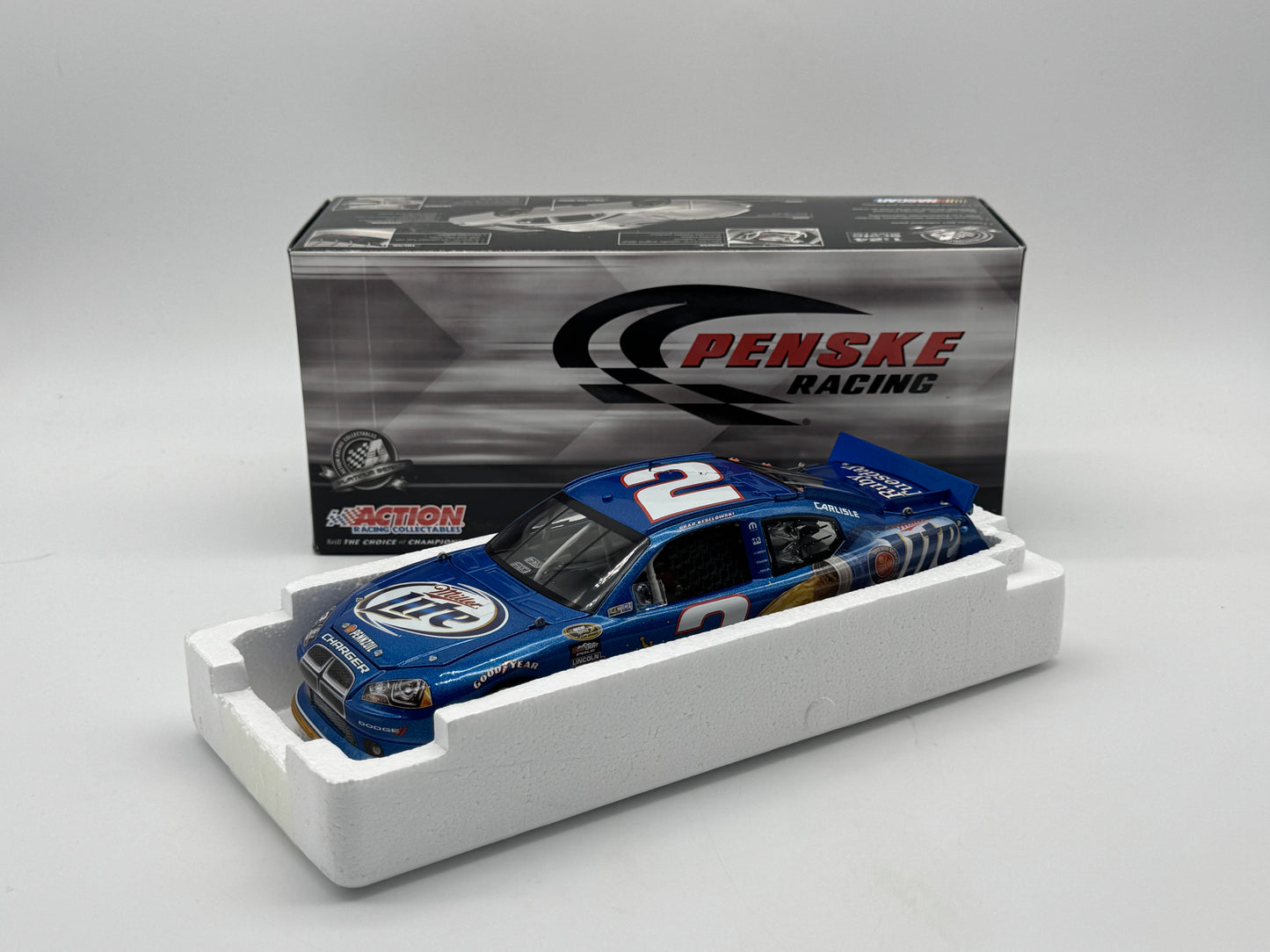 Item G413 - Brad Keselowski #2 Miller Lite 11 Dodge Charger **Din 7**