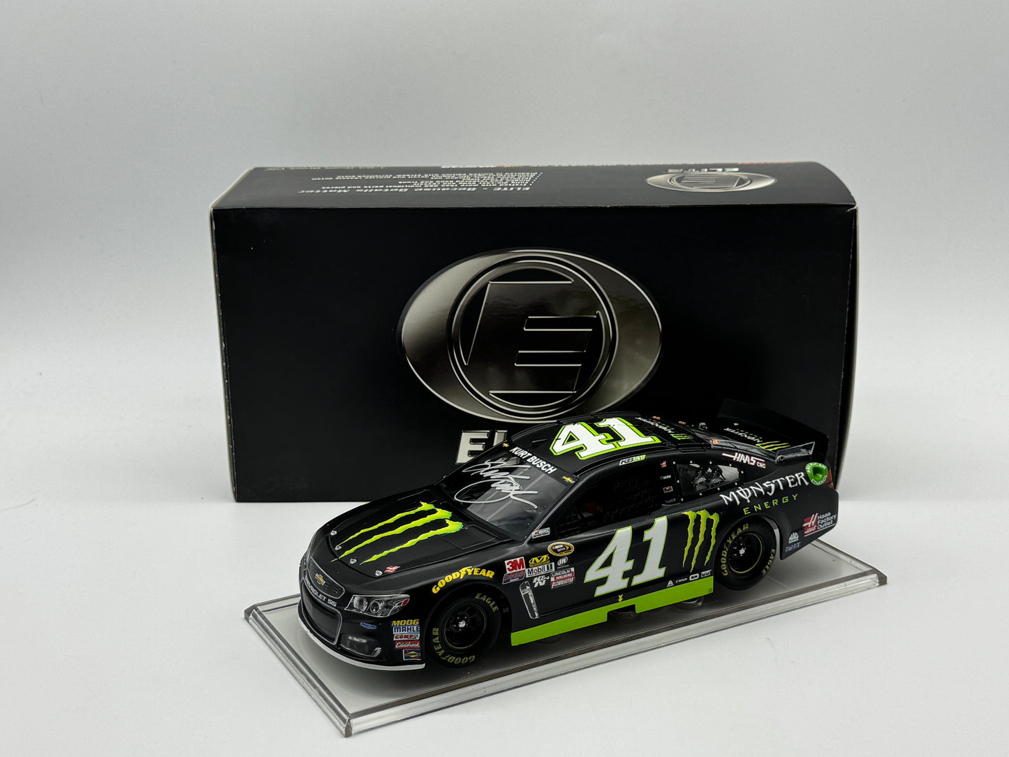 Item G441 - Kurt Busch #41 Monster Energy Autographed 2016 SS Elite