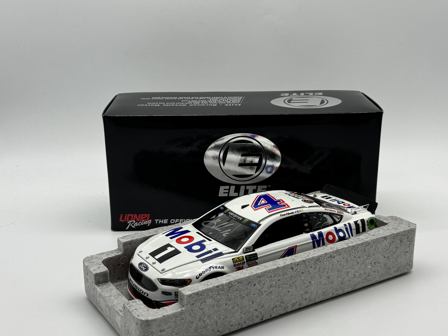 Item G442 - Kevin Harvick #4 Mobil 1 2017 Fusion Autographed Elite