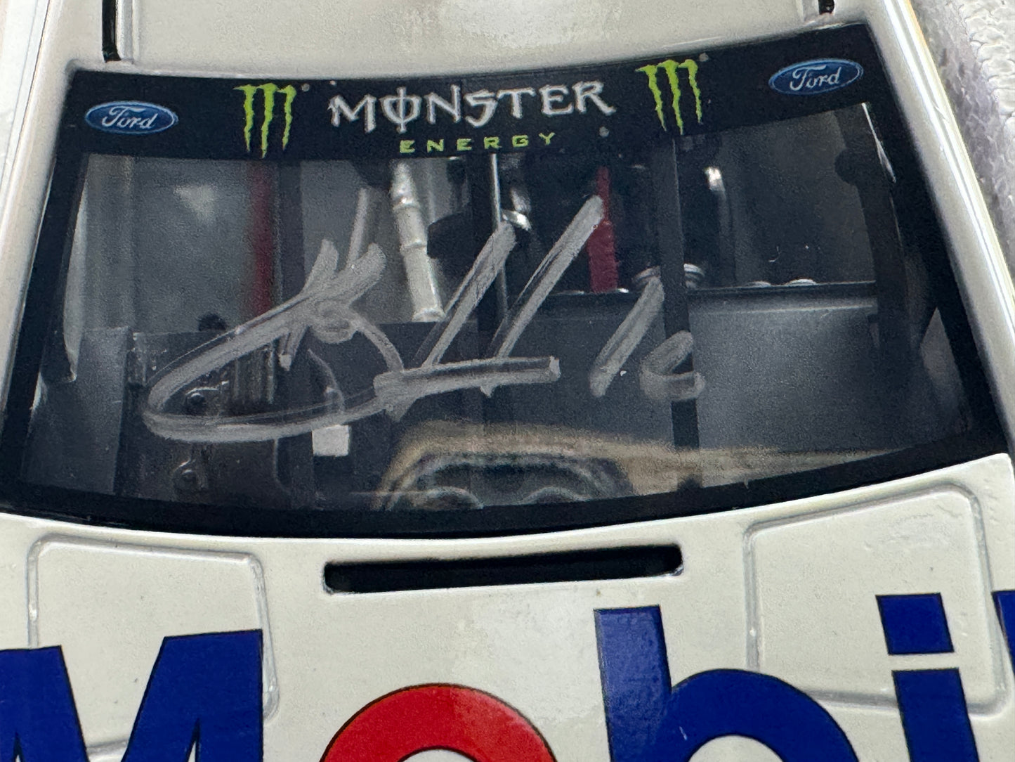 Item G442 - Kevin Harvick #4 Mobil 1 2017 Fusion Autographed Elite