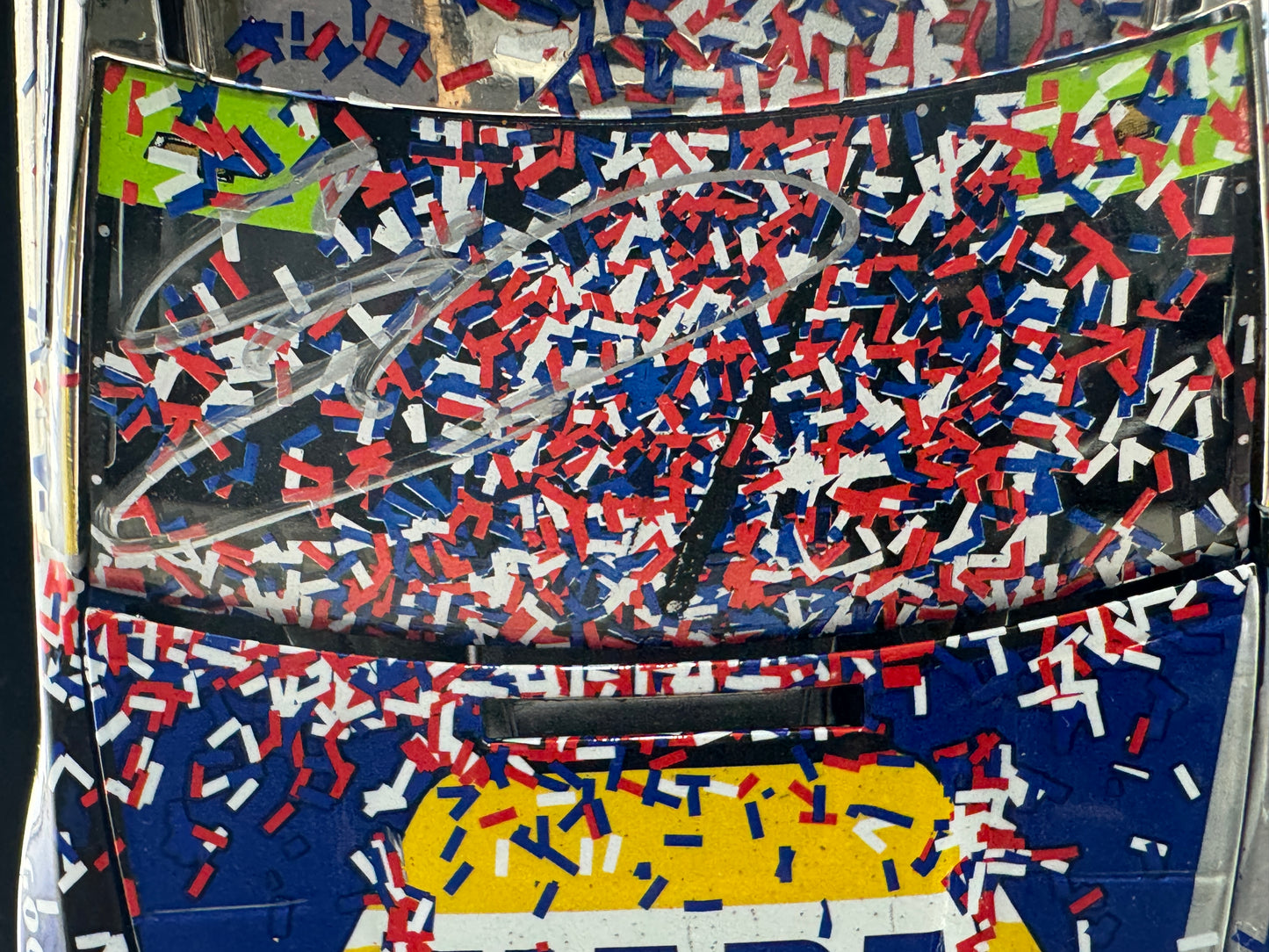 Item G627 - **Din 3** Chase Elliott #9 NAPA Auto Parts Charlotte Win 2019 Camaro ZL1 Elite Color Chrome **Autographed**