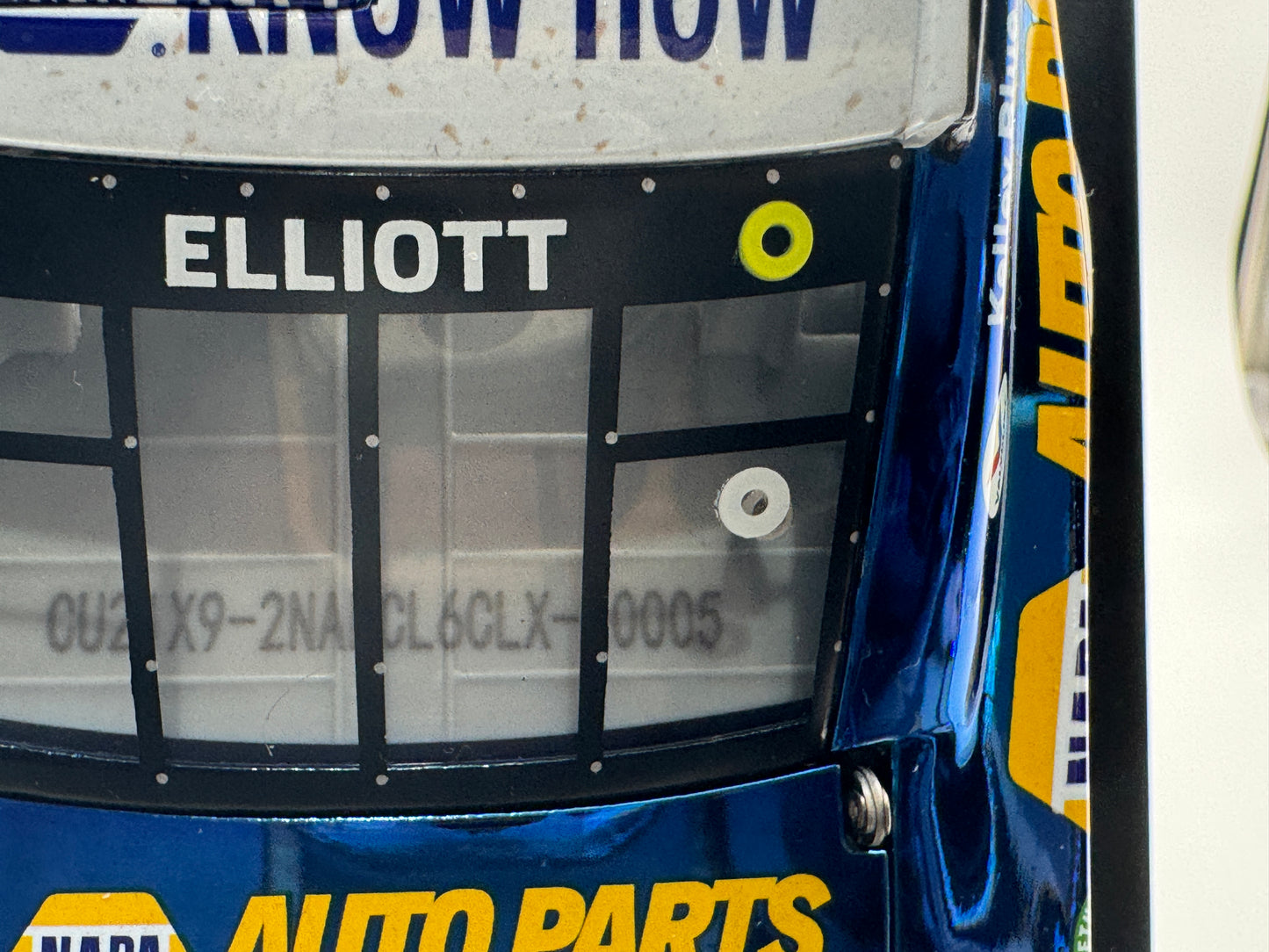 Item G634 - CHASE ELLIOTT #9 NAPA Road America Win 2021 Camaro ZL1 Elite Color Chrome **Autographed Din 5**