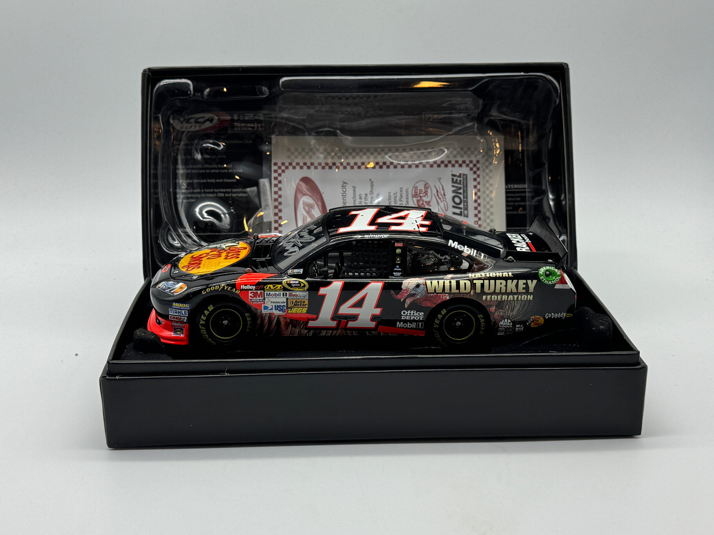 Item G476 - Tony Stewart #14 Bass Pro NWTF Autographed 2012 Impala Elite