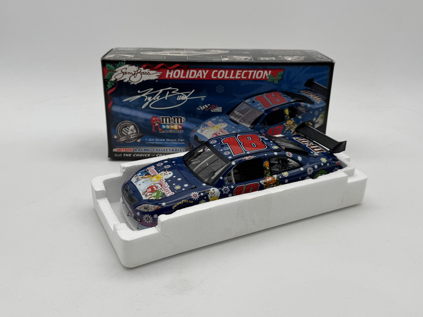 Item F467 - Kyle Busch #18 M&M's Sam Bass Holiday 2008 Camry