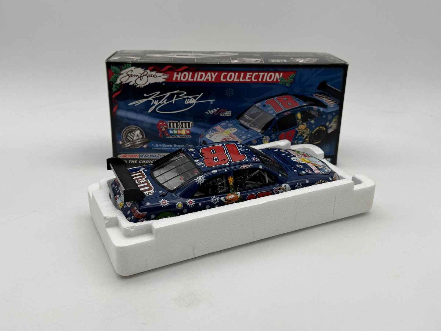 Item F467 - Kyle Busch #18 M&M's Sam Bass Holiday 2008 Camry