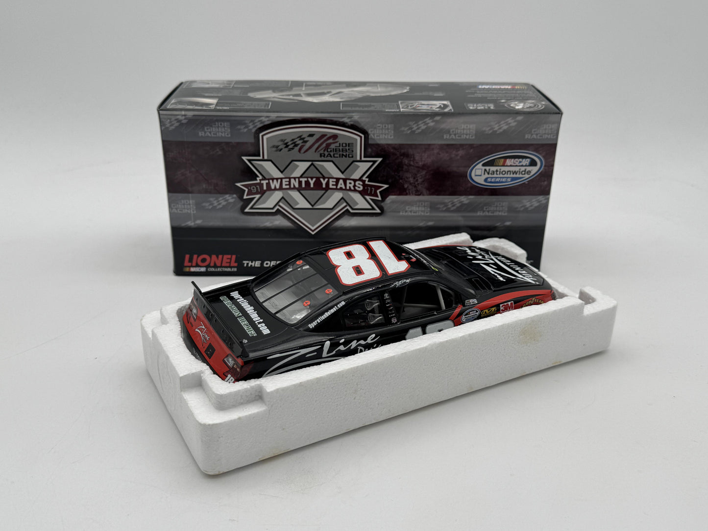 Item F472 - Kyle Busch #18 7-Line Bristol 50th NW Win 2011 Camry