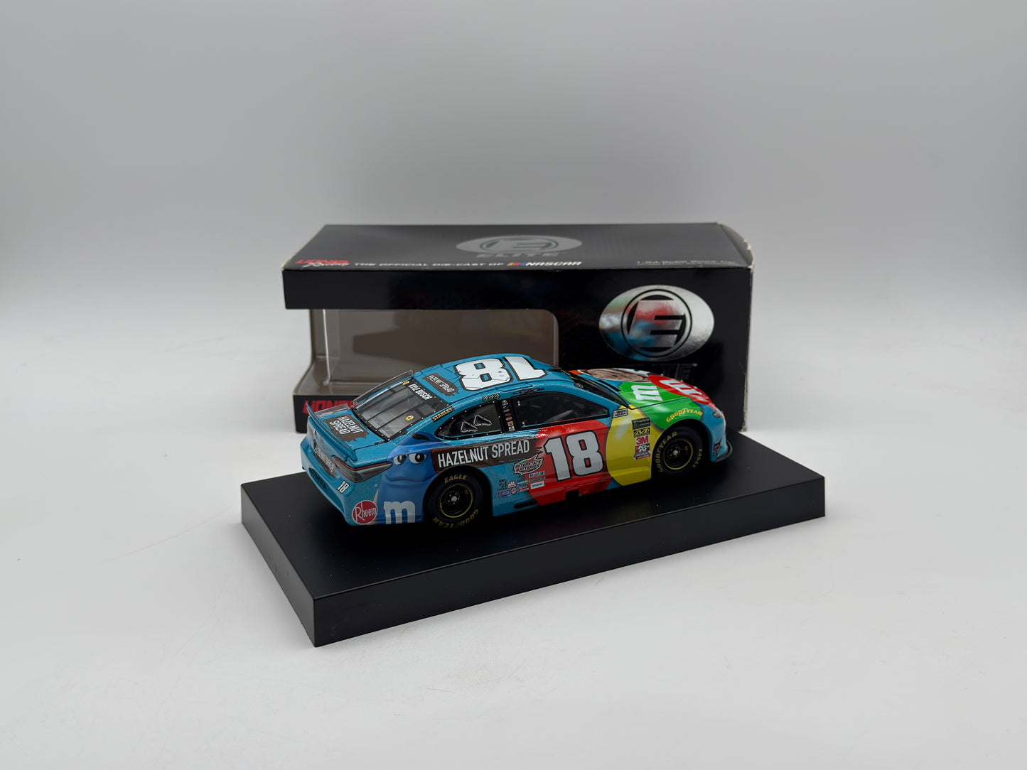 Item F610 - Kyle Busch #18 M&M'S Hazelnut Spread 2019 Camry Elite **Box dmg**