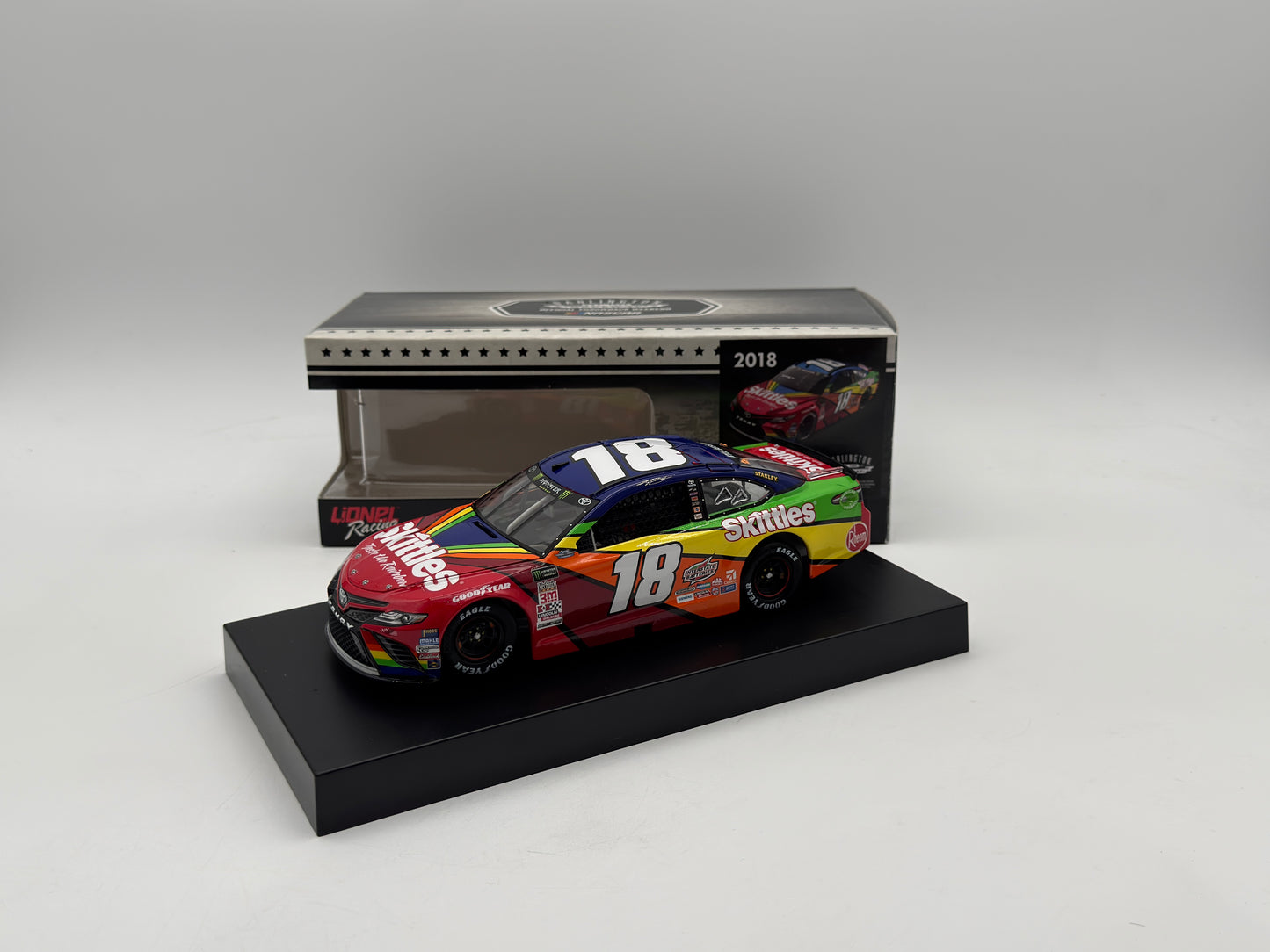 Item F618 - Kyle Busch #18 SKITTLES Darlington Throwback 2018 Camry