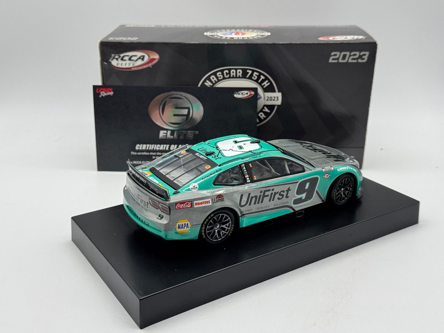 Item N258 - CHASE ELLIOTT #9 UniFirst 2023 Camaro ZL1 Elite Raw