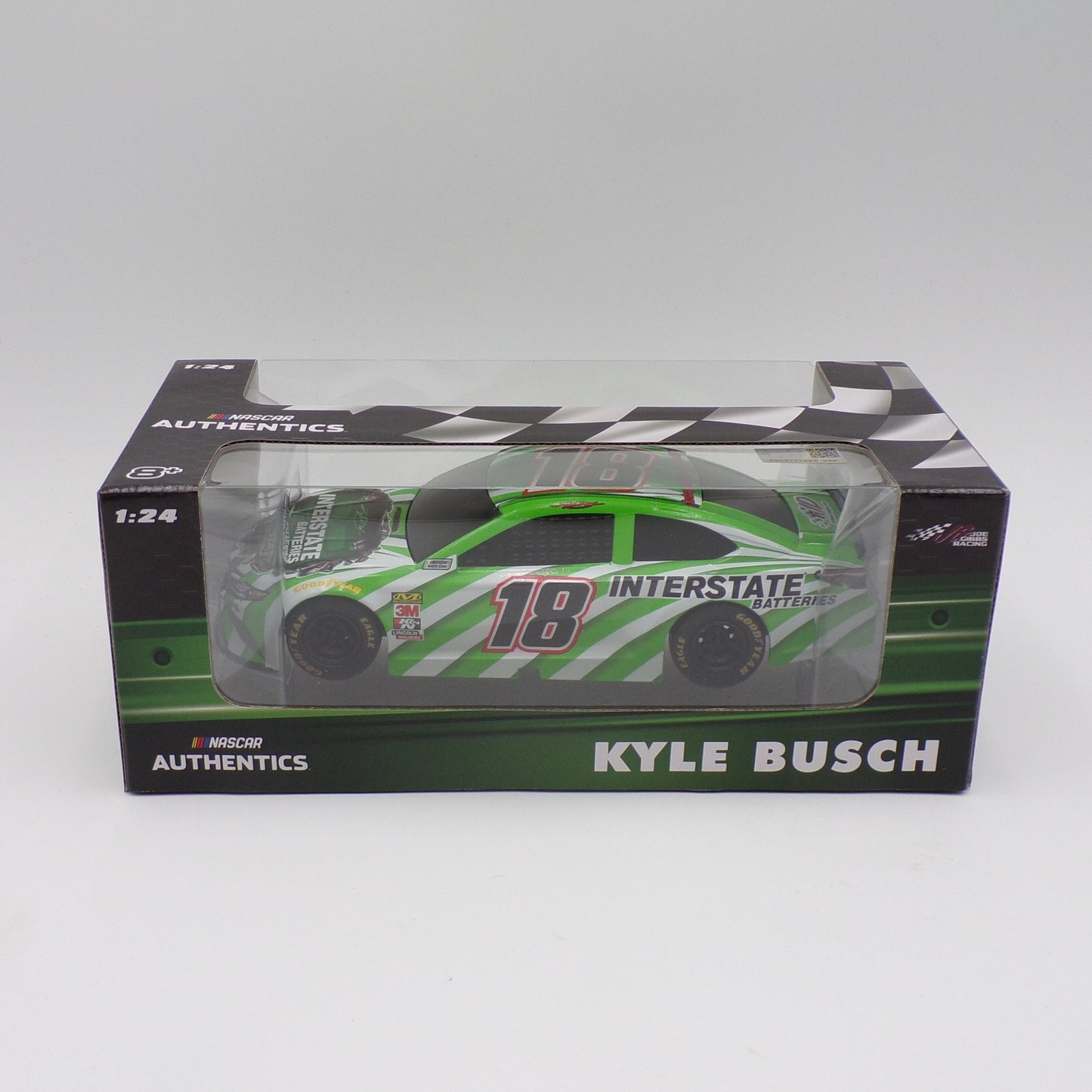 Item - B002 - Kyle Busch 2019 Interstate Batteries 1:24 Nascar Authentics