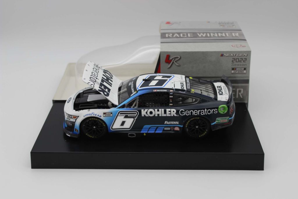 E - Item CL25-246 - Brad Keselowski 2022 Kohler Generators Duel 1 at Daytona 2/17 Race Win 1:24 Nascar Diecast