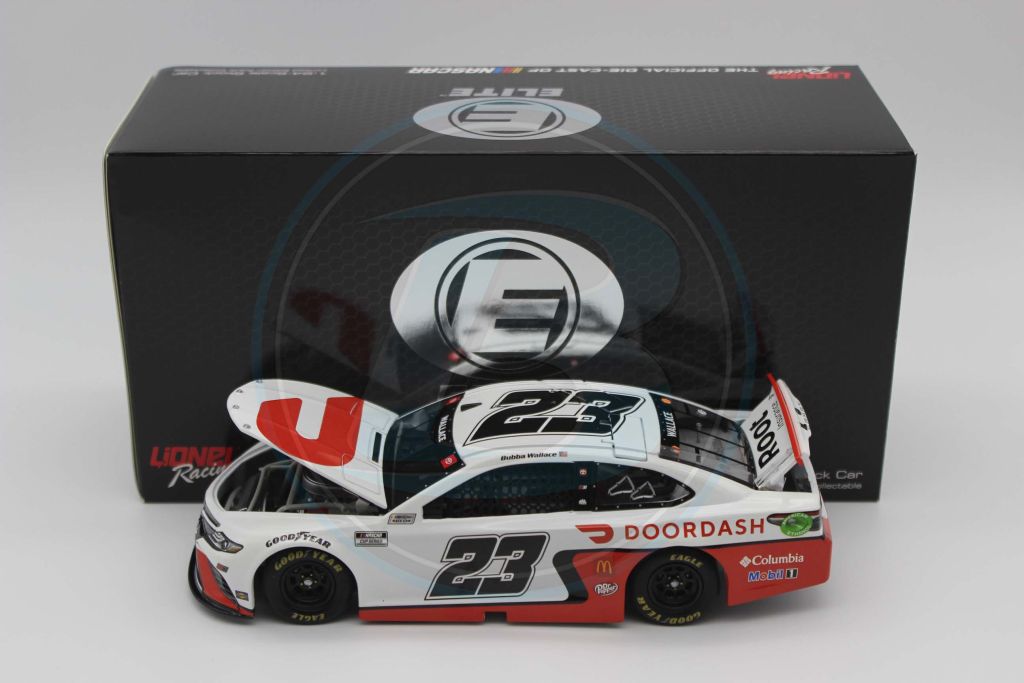 Item CL25-023 - Bubba Wallace 2021 Door Dash White 1:24 Elite