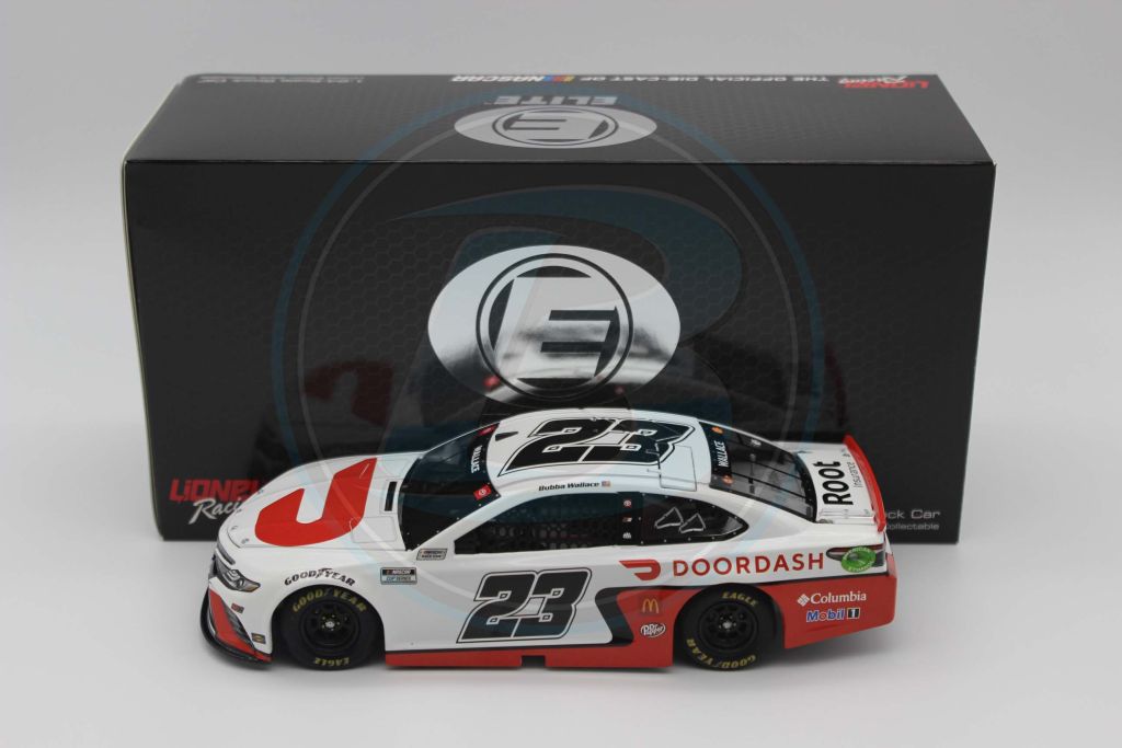 Item CL25-023 - Bubba Wallace 2021 Door Dash White 1:24 Elite