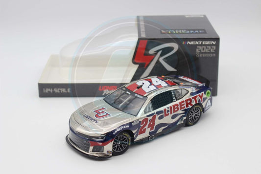Item CL25-031 - William Byron 2022 Liberty University 1:24 Color Chrome Nascar Diecast