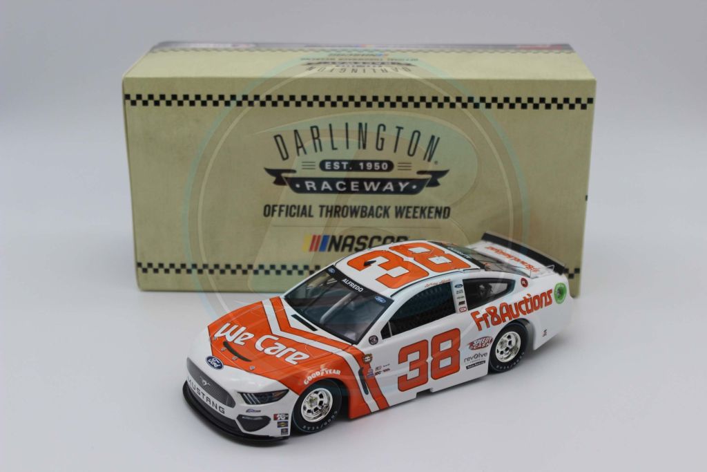 C - Item CL25-034 - Anthony Alfredo 2021 Fr8Auctions.com Darlington Throwback 1:24 Nascar Diecast