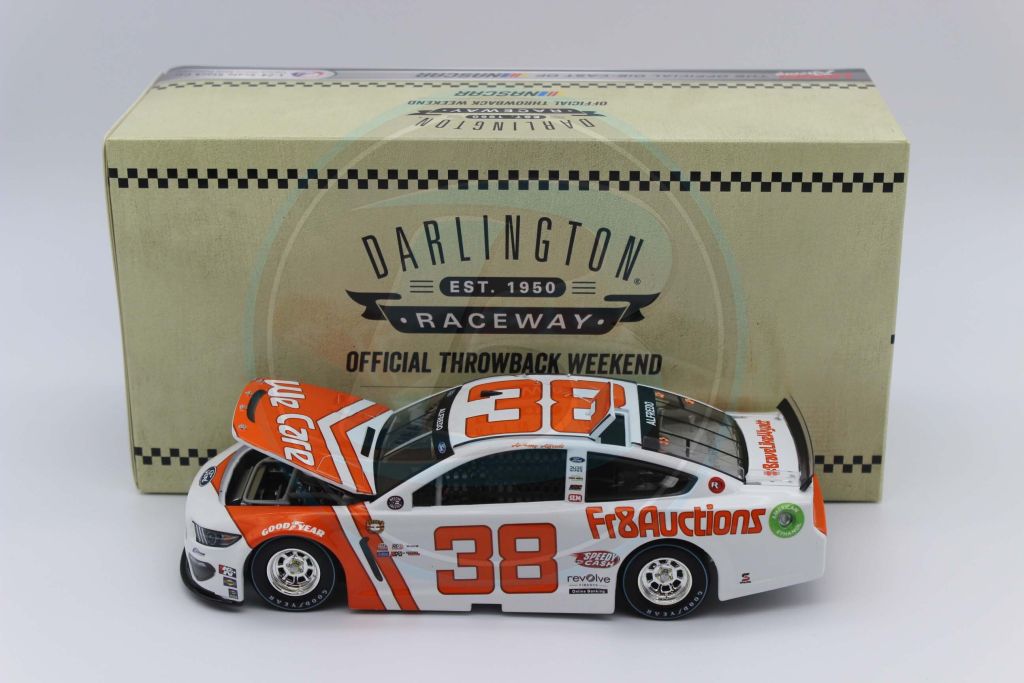 C - Item CL25-034 - Anthony Alfredo 2021 Fr8Auctions.com Darlington Throwback 1:24 Nascar Diecast