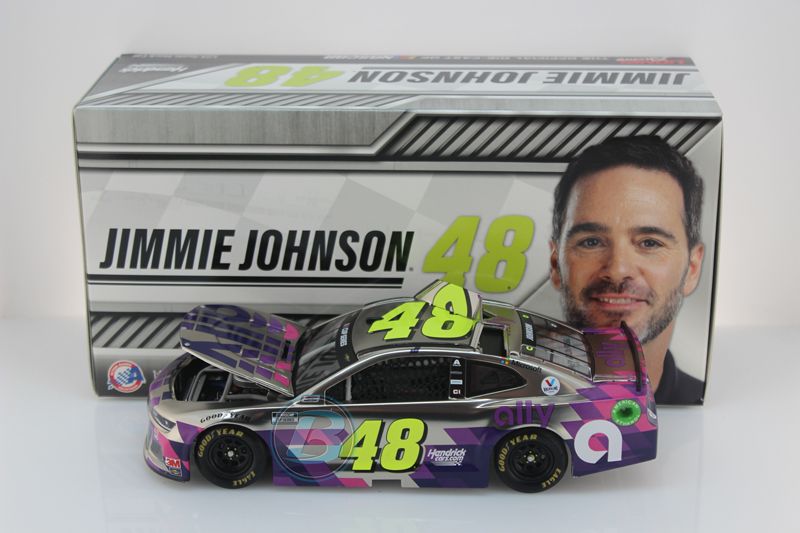 Item CL25-064 - Jimmie Johnson 2020 Ally White 1:24 Color Chrome Nascar Diecast