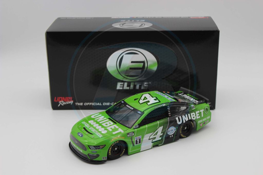 Item CL25-096 - Kevin Harvick 2021 Unibet 1:24 Elite Nascar Diecast