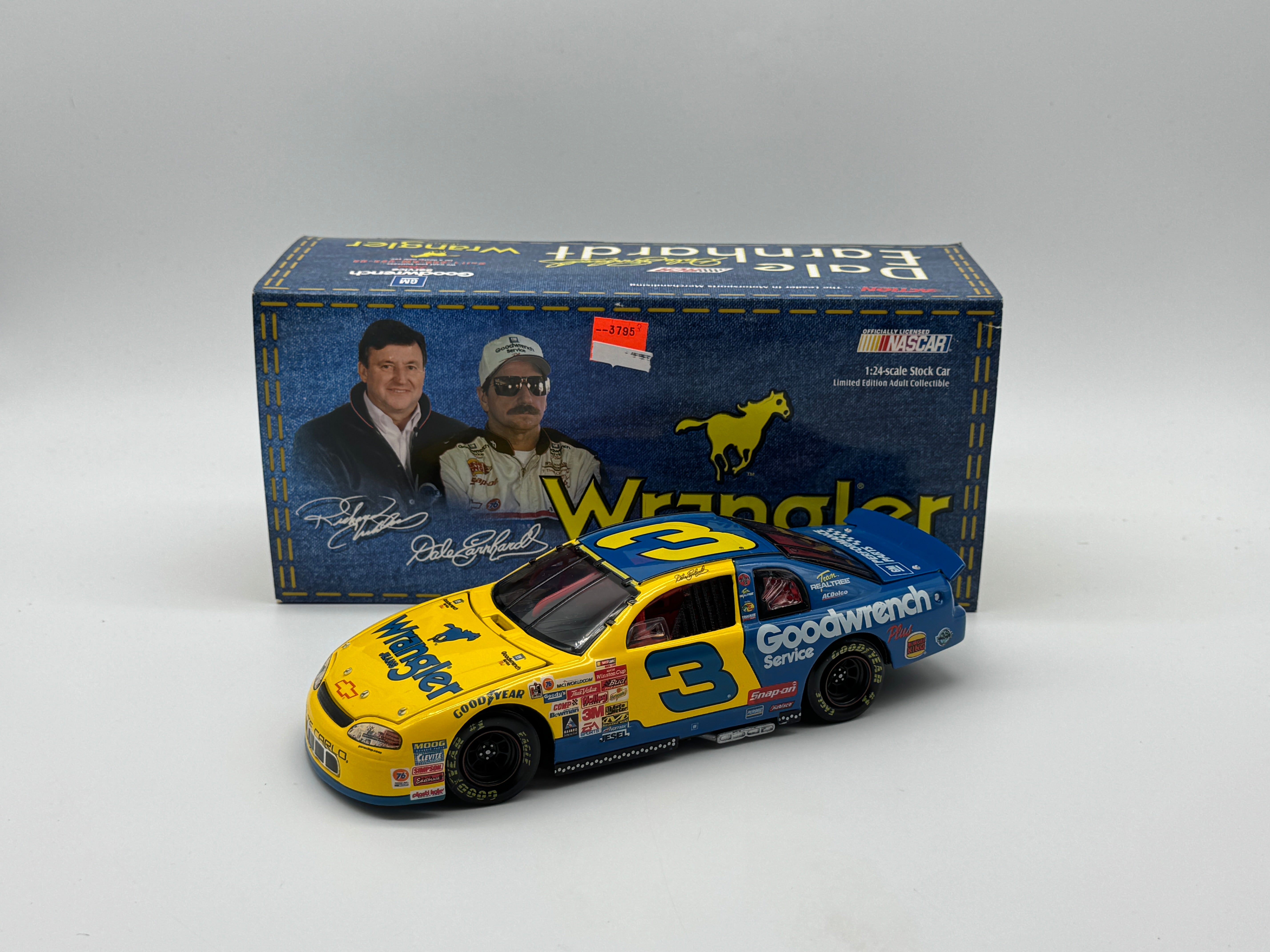 Dale Earnhardt #3 GM Goodwrench Plus Wrangler Jeans 99 Monte Carlo Diecast Car 68927be3b9449124427ed0c3