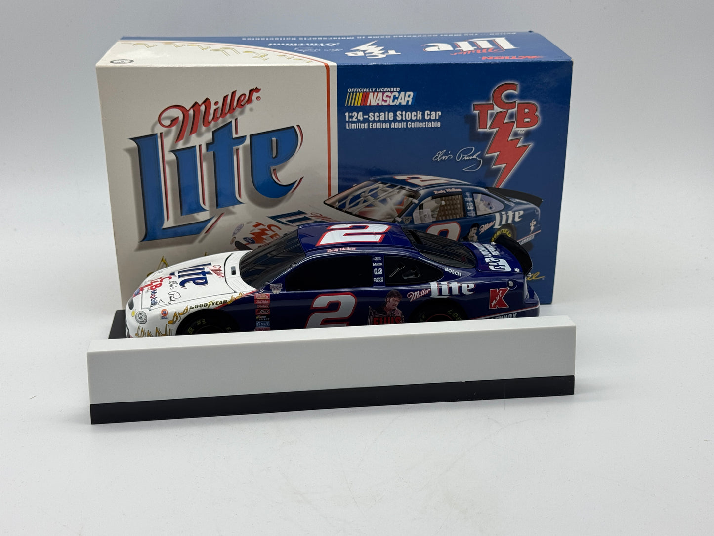 Item G901 - Rusty Wallace Elvis TCB 1998 Ford Taurus Bank