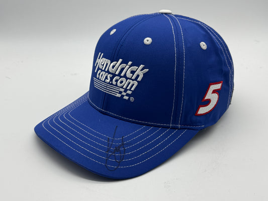 Item N419 - Kyle Larson HendrickCars.com HAT OSFM Autographed