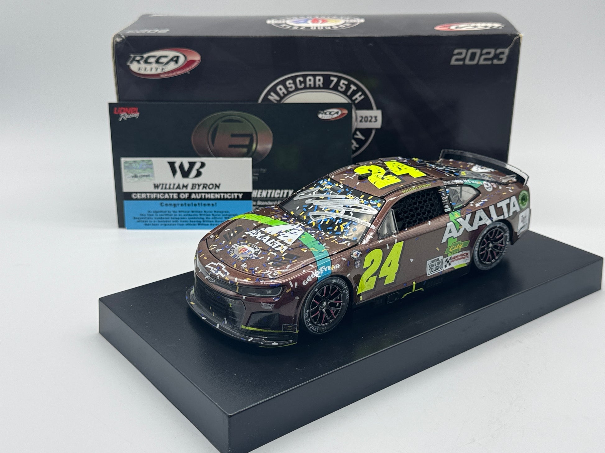 Item N473 - WILLIAM BYRON #24 Axalta Throwback Darlington Win 2023 Camaro ZL1 Elite