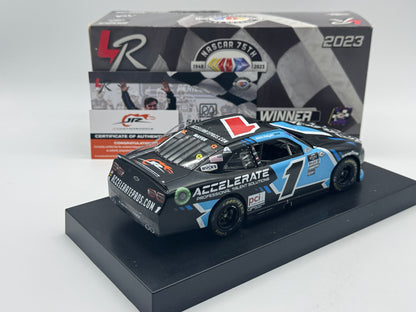 Item N482 - SAM MAYER #1 Accelerate Road America Win Camaro • Autographed