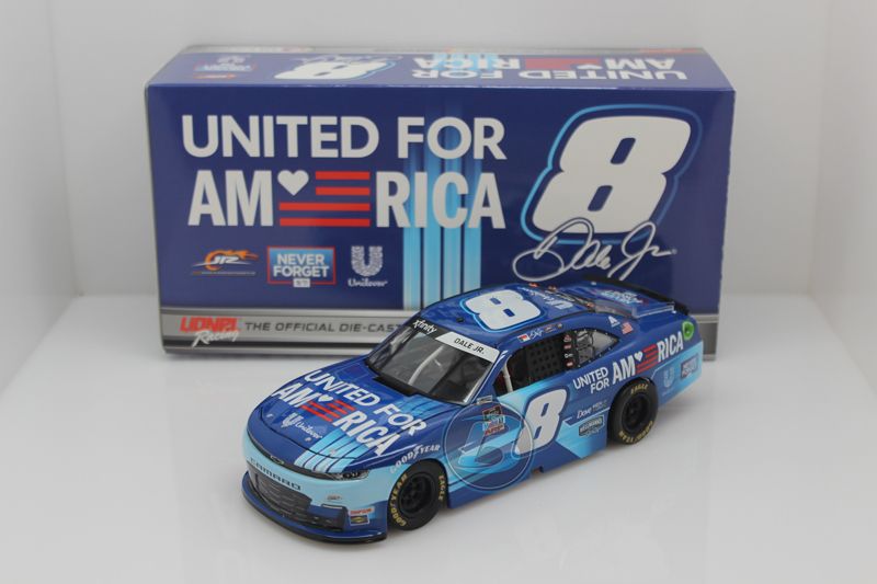 C - Item CL25-170 - Dale Earnhardt Jr 2021 United for America 1:24 Nascar Diecast