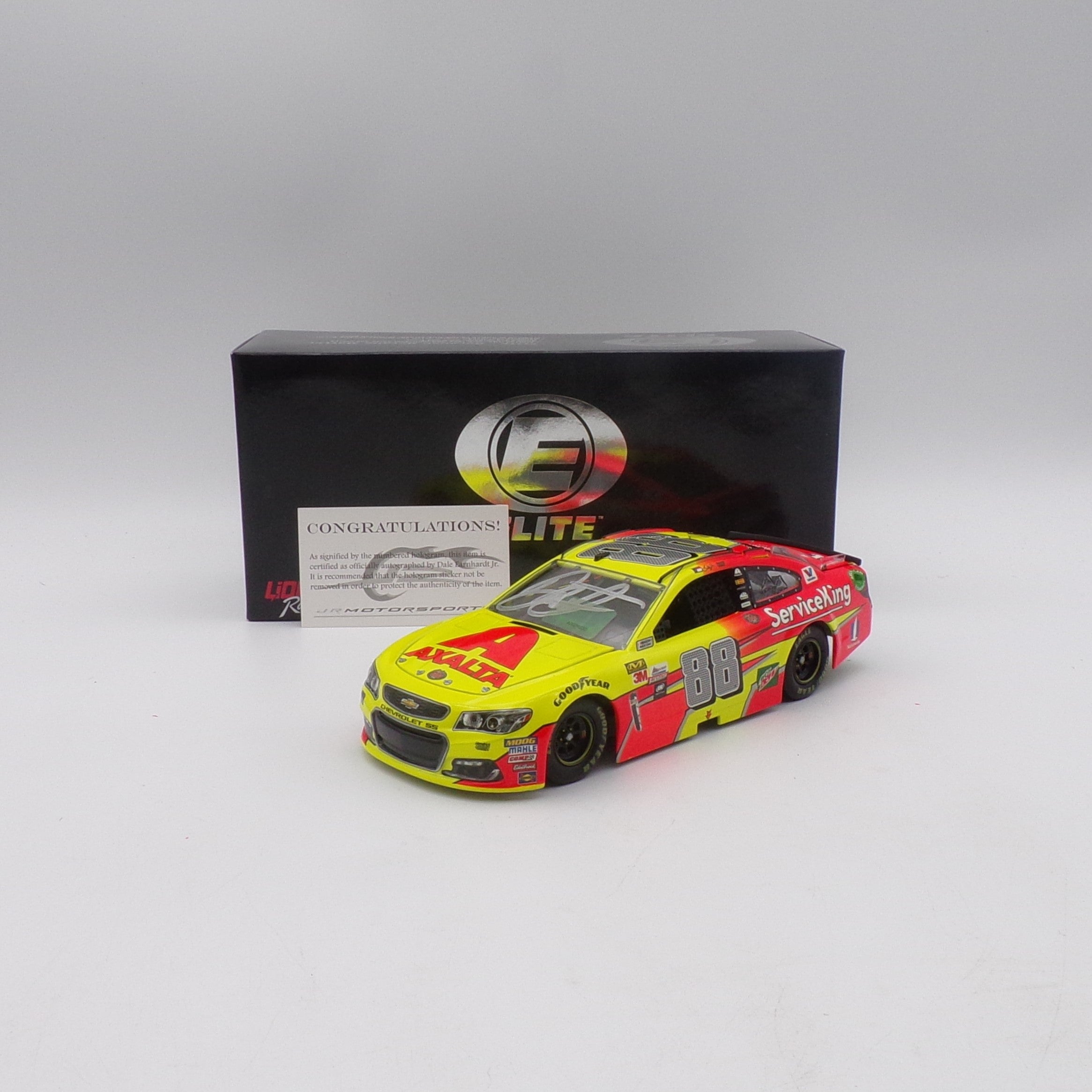 Dale Earnhardt Jr Axalta 600 selling starts autographed.