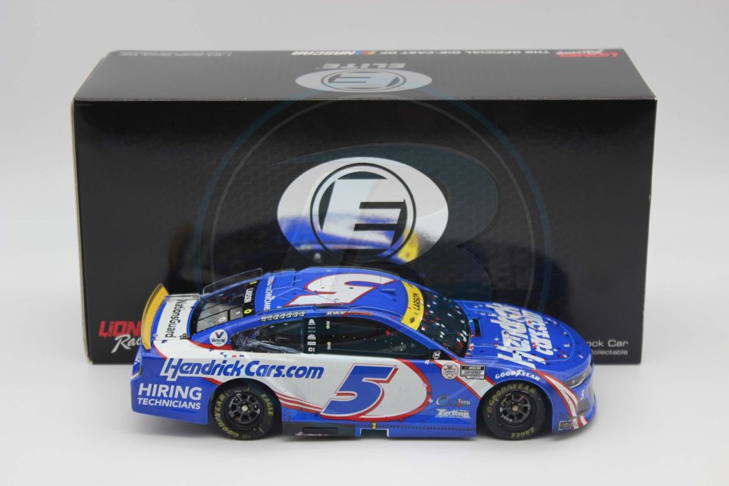 Item CL25-228 - Kyle Larson 2021 HendrickCars.com Texas 10/17 Cup Series Playoff Win 1:24 Elite Nascar Diecast