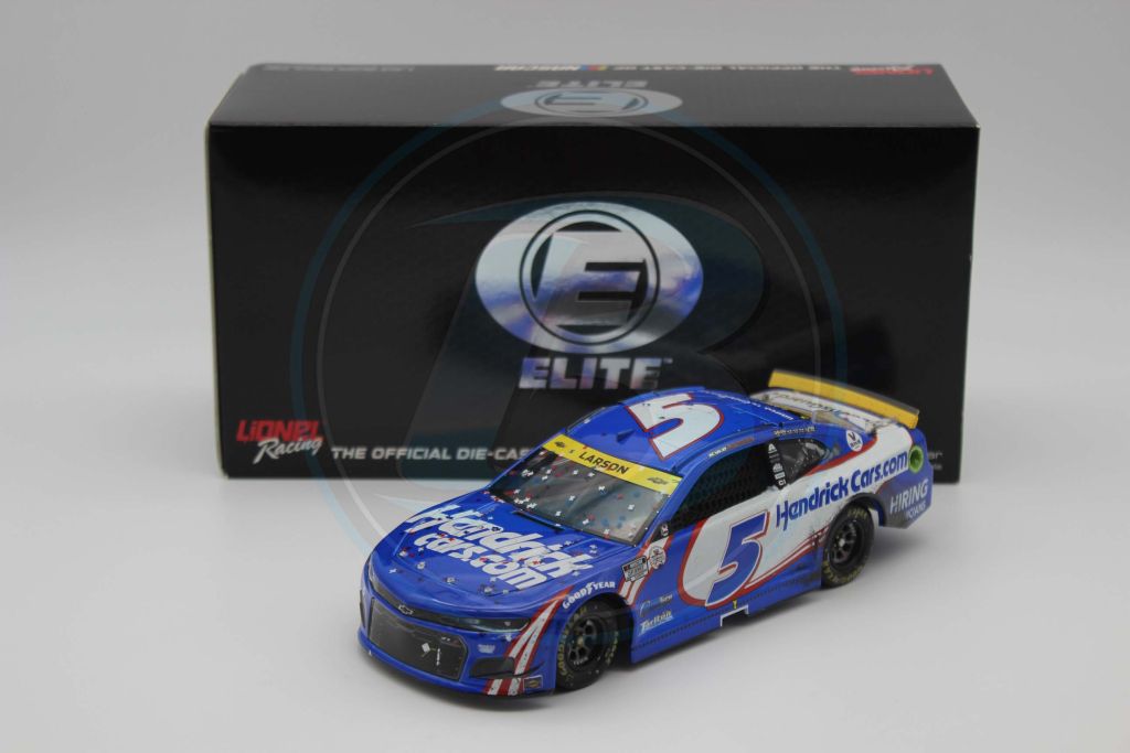 Item CL25-228 - Kyle Larson 2021 HendrickCars.com Texas 10/17 Cup Series Playoff Win 1:24 Elite Nascar Diecast