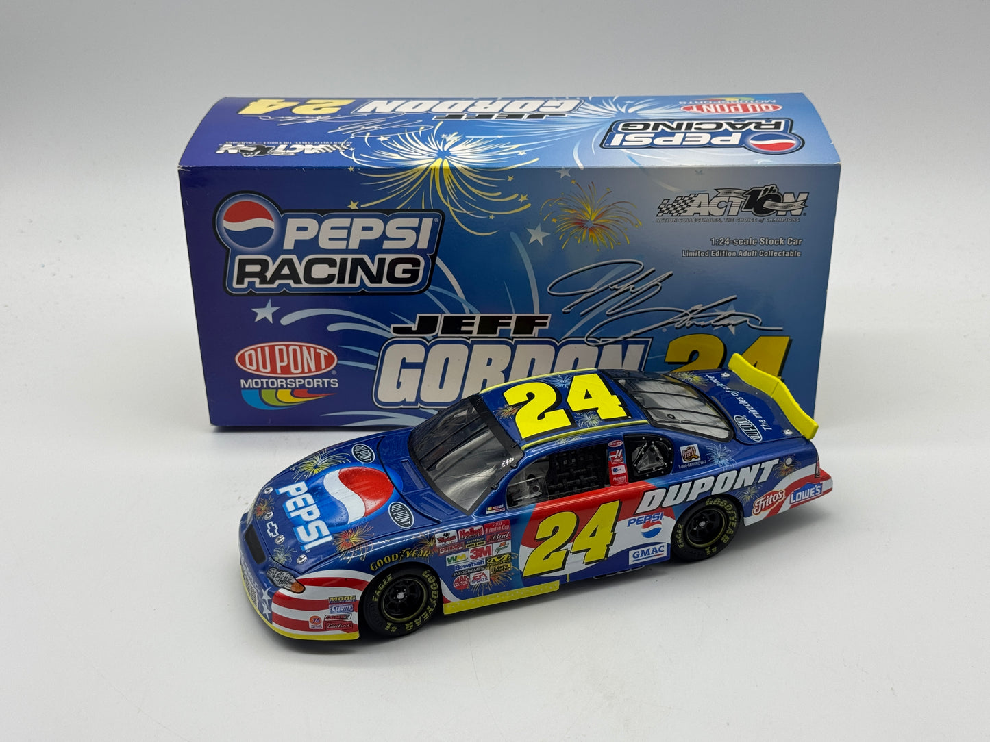 Item H438 - Jeff Gordon #24 DuPont / Pepsi / Daytona 2002 Monte Carlo **box dmg**