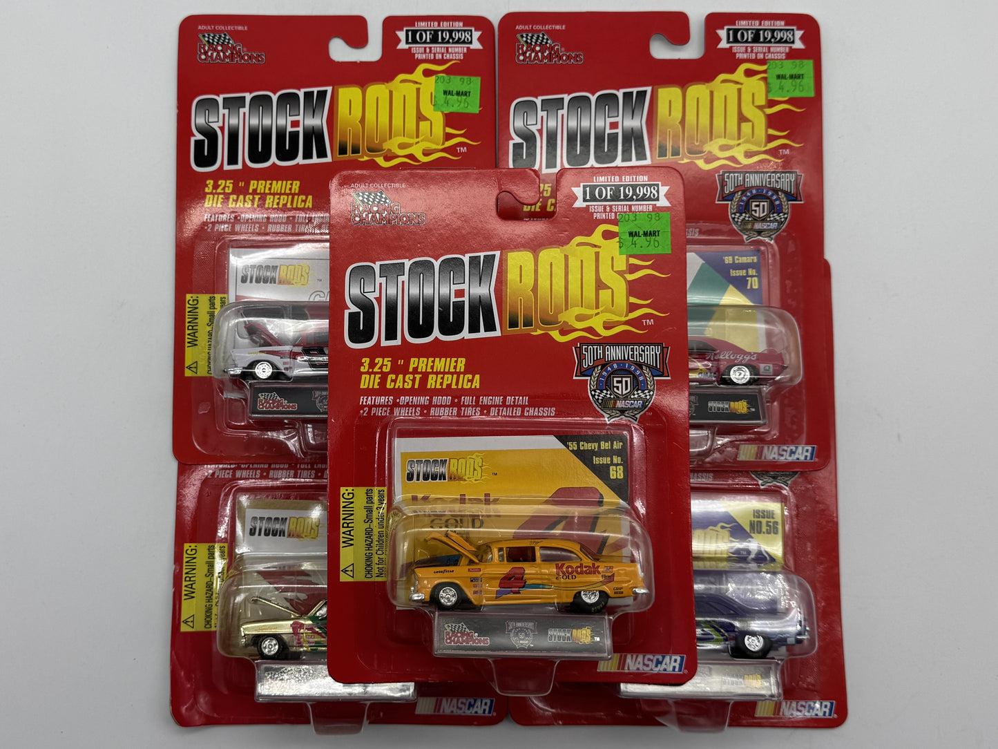 Item H828 - Racing Champions StockRods 50th Anniversary 1:64 Scale Lot